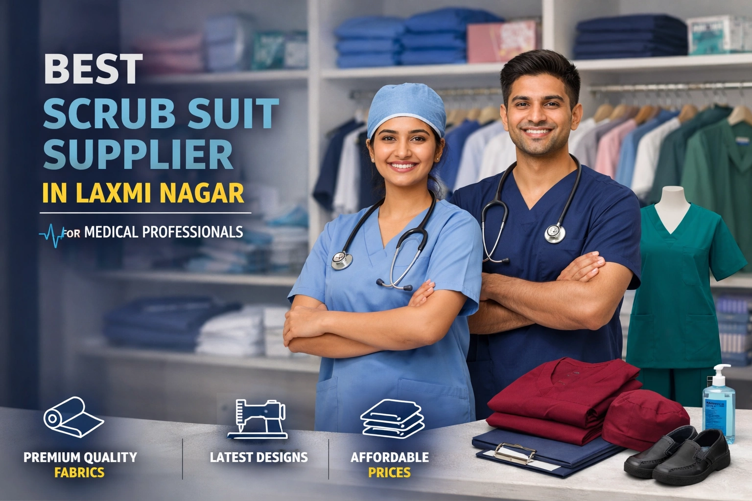 Scrub Suit Supplier in Laxmi Nagar