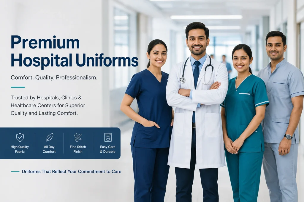 Best Hospital Uniform Suppliers for Hospitals, Clinics, and Healthcare Centers in Delhi