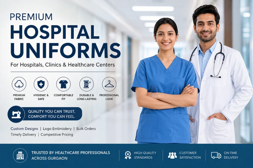 Best Hospital Uniform Suppliers for Hospitals, Clinics and Healthcare Centers in Gurgaon